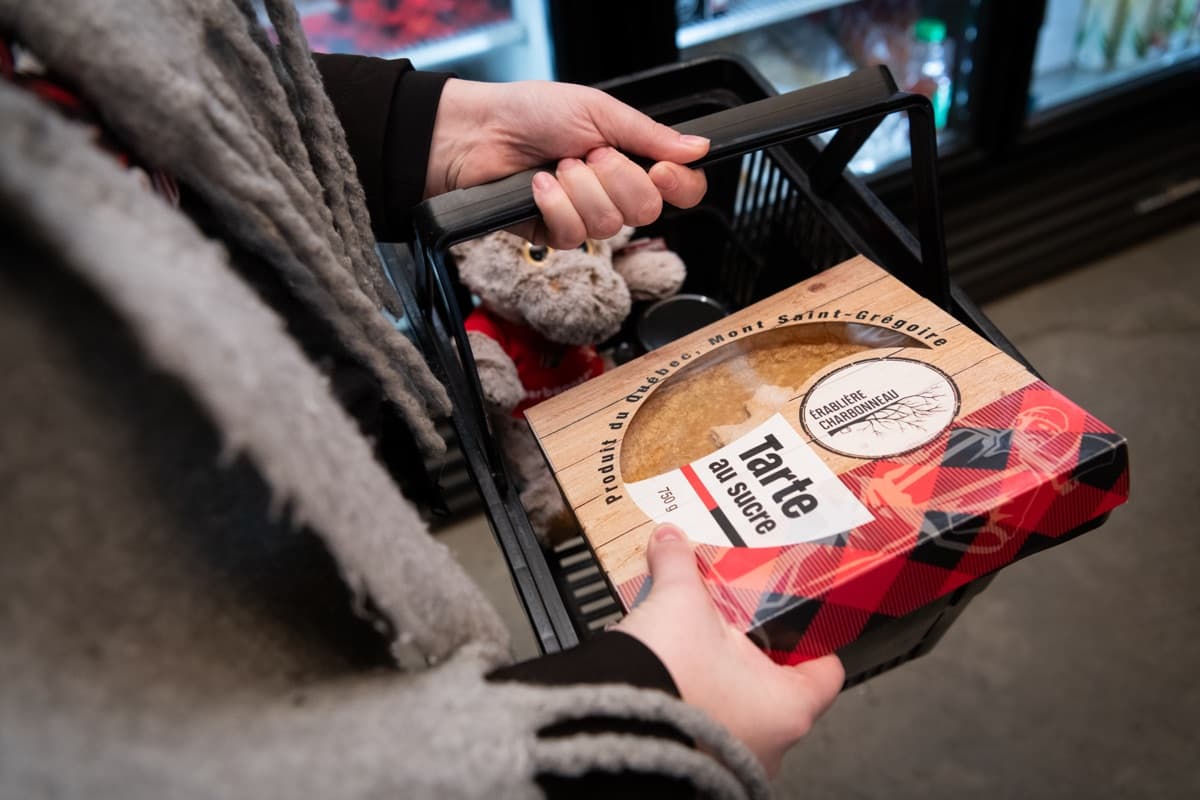 Tarte au sucre maison de l'Érablière Charbonneau